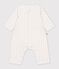 Bodyjama b&eacute;b&eacute; sans pieds en coton imprim&eacute; &agrave; fleurs blanc/multicouleur