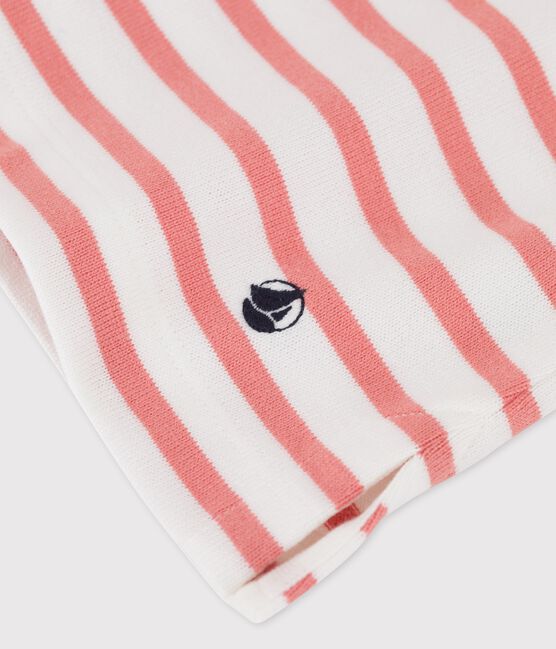 Marinière en coton Femme blanc MARSHMALLOW/ PAPAYE