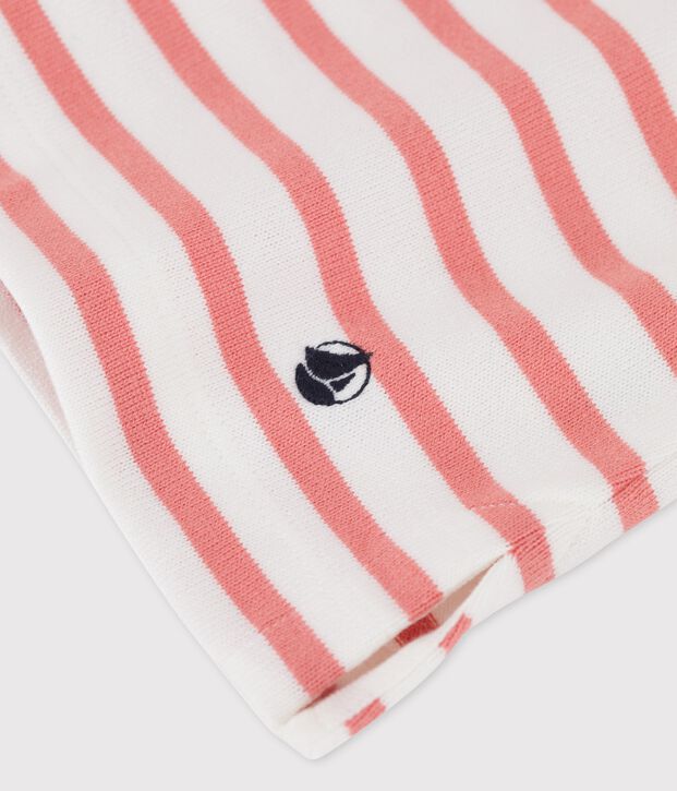 Marini&egrave;re en coton Femme blanc/rose