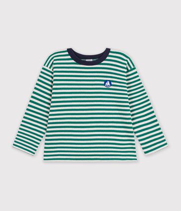 Tee-shirt enfant manches longues à rayures