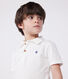 Polo enfant en coton à manches courtes uni