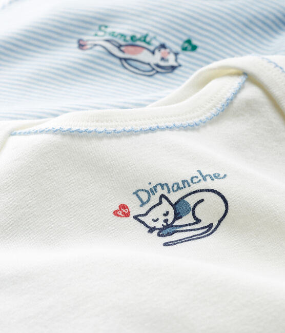 Duo de bodies manches longues bébé fille variante 1