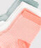 3 paires de chaussettes bébé en coton milleraies variante 1