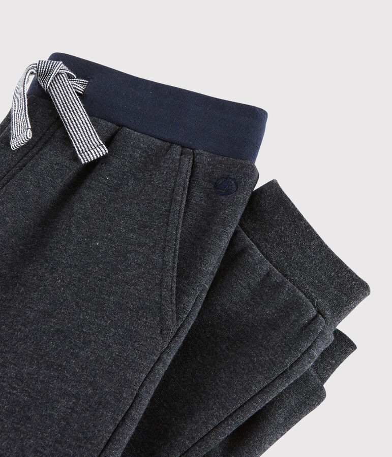 Pantalon molleton enfant gar&ccedil;on gris CITY CHINE