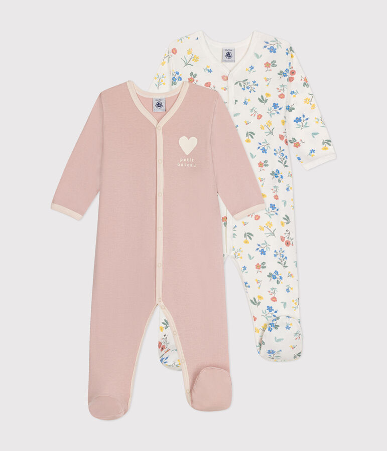 Lot de 2 pyjamas en coton b&eacute;b&eacute; variante 1