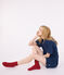 Chemise de nuit femme en coton manches courtes bleu INCOGNITO