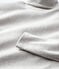 Tee-shirt col roulé L'ICONIQUE en coton BIO Femme gris BELUGA CHINE