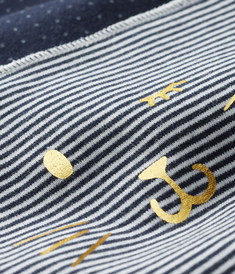 Lot de 2 bandanas-bavoirs b&eacute;b&eacute; fille multicouleur