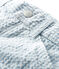 Pantalon bébé garçon en seersucker bleu ACIER/blanc MARSHMALLOW