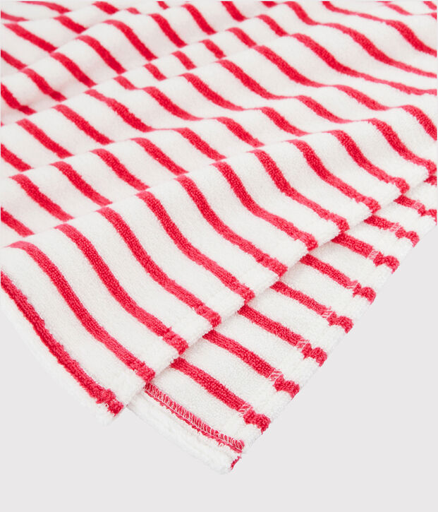 Poncho de plage &agrave; capuche b&eacute;b&eacute; mixte rose