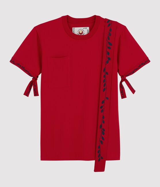 Tee shirt Femme/Homme Christoph Rumpf x Petit Bateau rouge TERKUIT