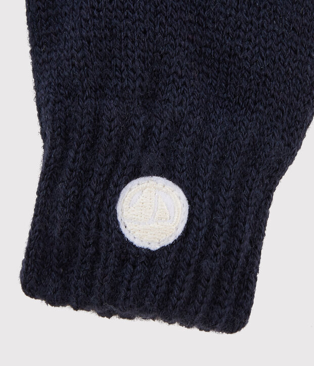 Gants enfant gar&ccedil;on-fille bleu marine