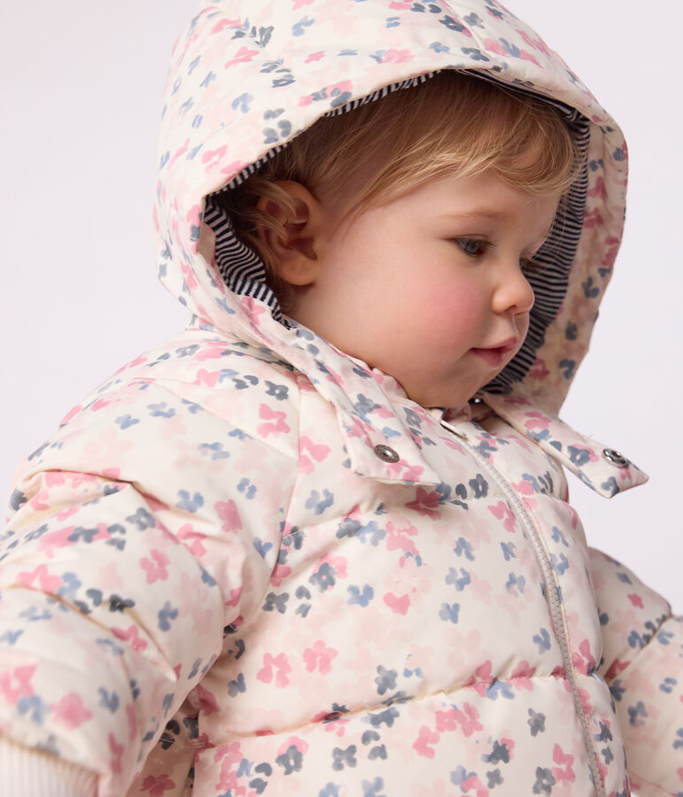 Doudoune b&eacute;b&eacute; imprim&eacute;e MILK/ MULTICO