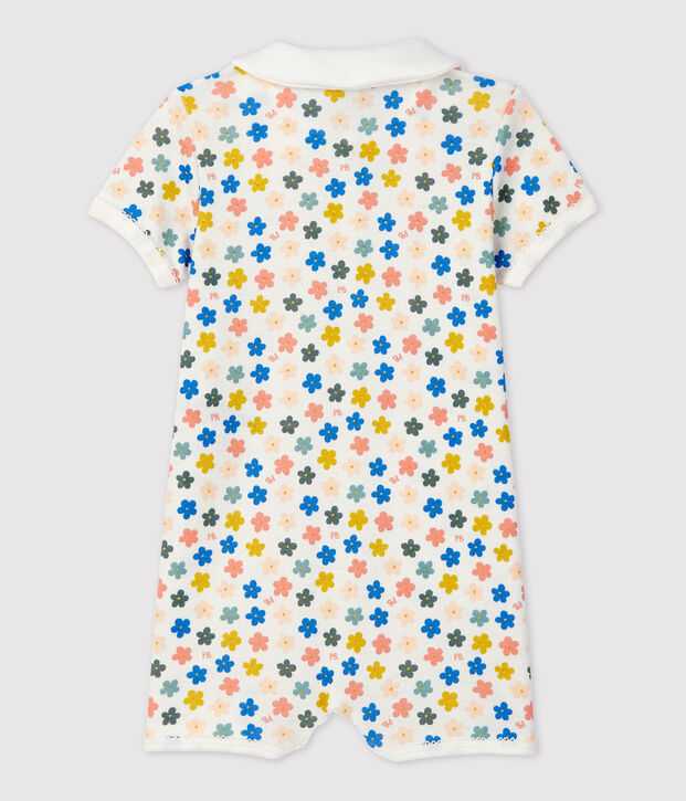 Combicourt phosphorescent b&eacute;b&eacute; en coton blanc/multicouleur