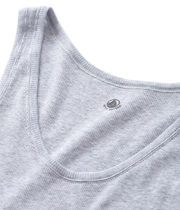 Nuisette femme en coton ultra light gris