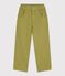 Pantalon enfant en coton vert