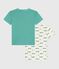 Lot de tee-shirts enfant en coton manches courtes imprimé variante 1