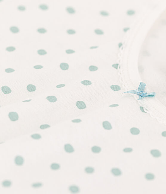 Pyjacourt à pois en coton petite fille MARSHMALLOW/ BOB