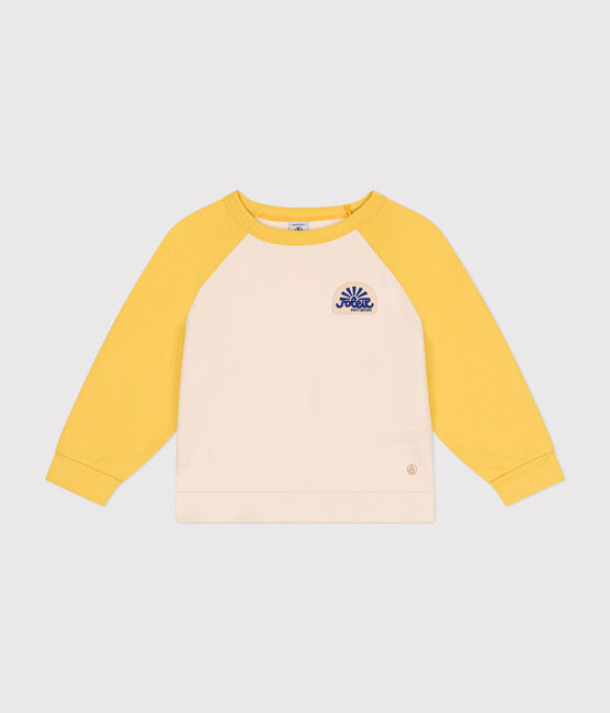 Sweatshirt en molleton léger enfant jaune AVALANCHE/ NECTAR
