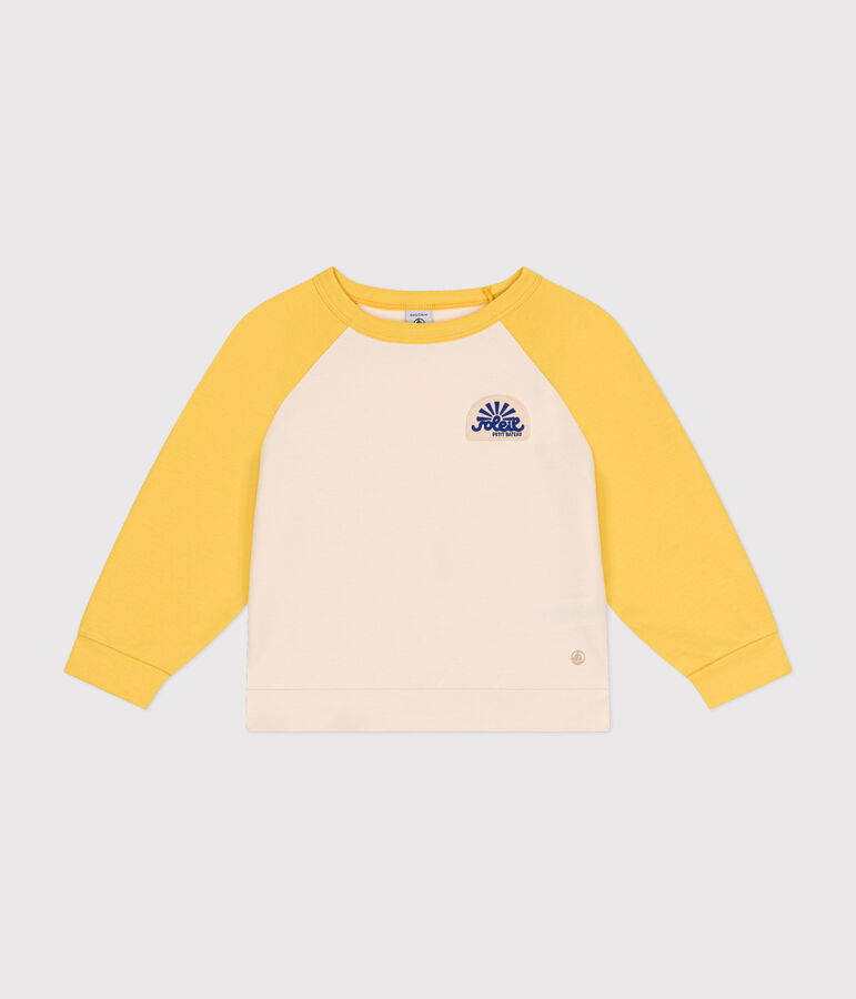 Sweatshirt en molleton l&eacute;ger enfant jaune AVALANCHE/ NECTAR