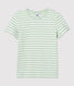 Tee-shirt LE DROIT col rond en coton bio Femme