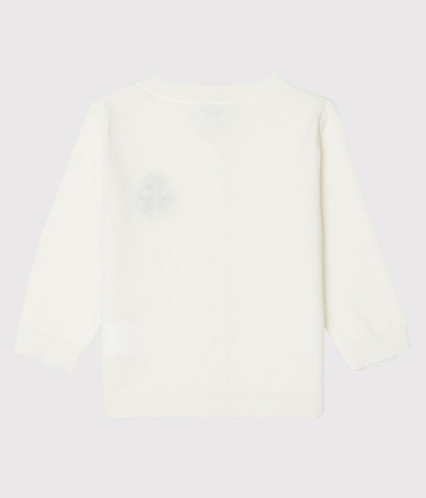 Cardigan b&eacute;b&eacute; gar&ccedil;on blanc