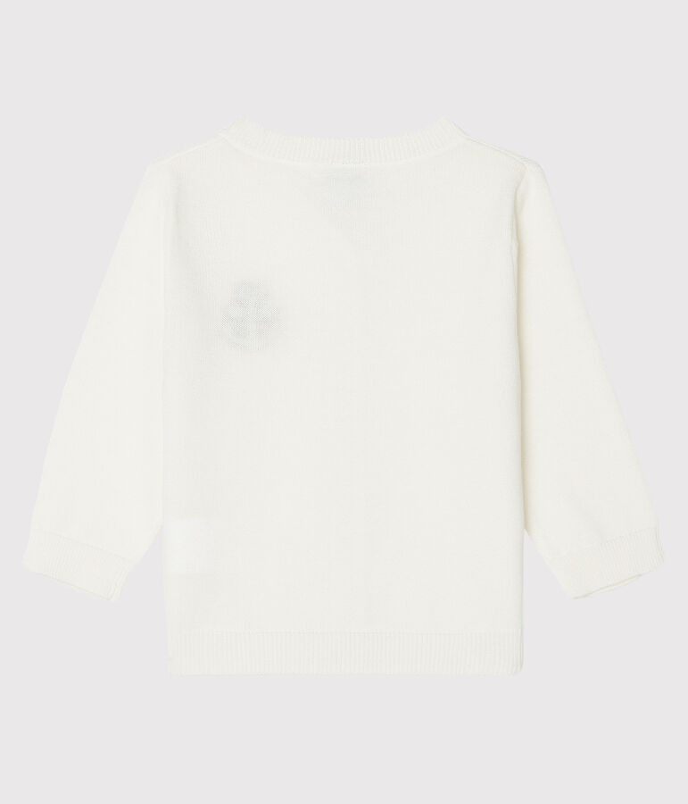 Cardigan b&eacute;b&eacute; gar&ccedil;on blanc