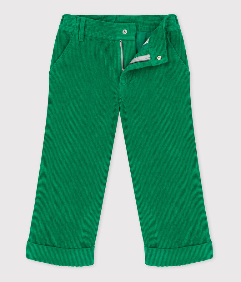 Pantalon en velours c&ocirc;tel&eacute; enfant fille MATCHA