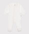 Pyjama imprimé en coton bébé bleu MARSHMALLOW/blanc GOMME