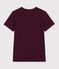 Tee-shirt femme en coton manches courtes uni MOON