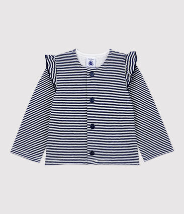 PETIT BATEAU - Cardigan en coton bébé.
