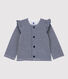 Cardigan en coton bébé.