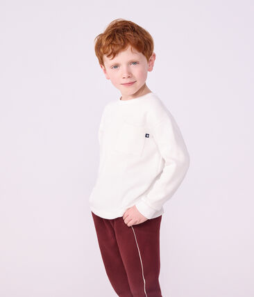 Tee-shirt enfant manches longues en coton uni