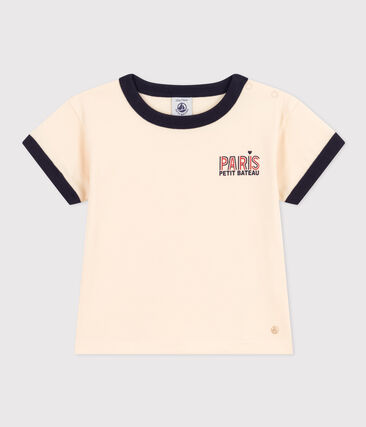 Tee-shirt manches courtes en jersey léger bébé