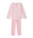 Pyjama fille en tubique réversible