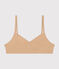 Soutien-gorge triangle en coton enfant beige TRENCH