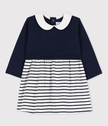 Robe manches longues bébé bimatière