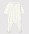 Dors-bien bébé en coton biologique blanc MARSHMALLOW/blanc MULTICO