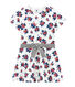 Robe fleurie en molleton