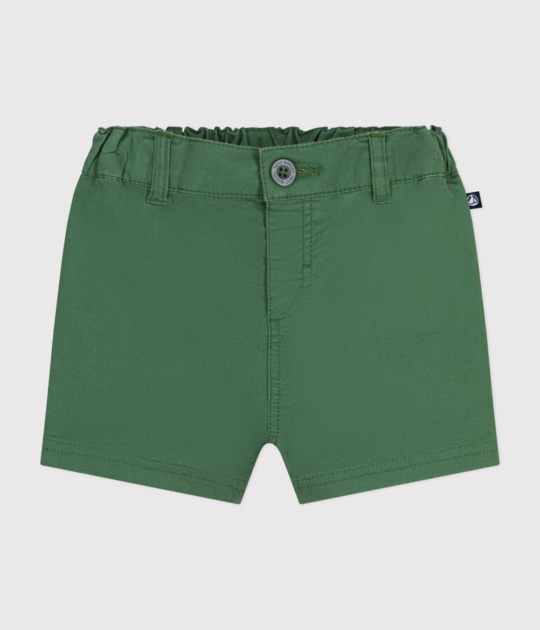 Short en serge b&eacute;b&eacute; vert PALMERAIE