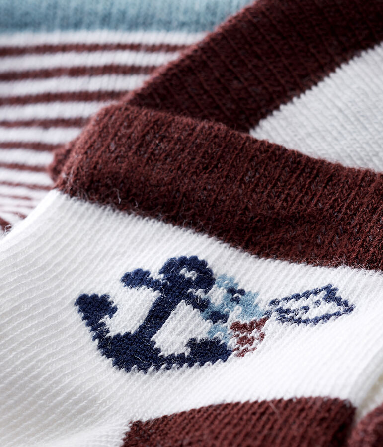 Lot de 2 paires de chaussettes b&eacute;b&eacute; gar&ccedil;on multicouleur