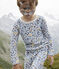 Pyjama déguisement enfant avec un masque blanc MARSHMALLOW/blanc MULTICO