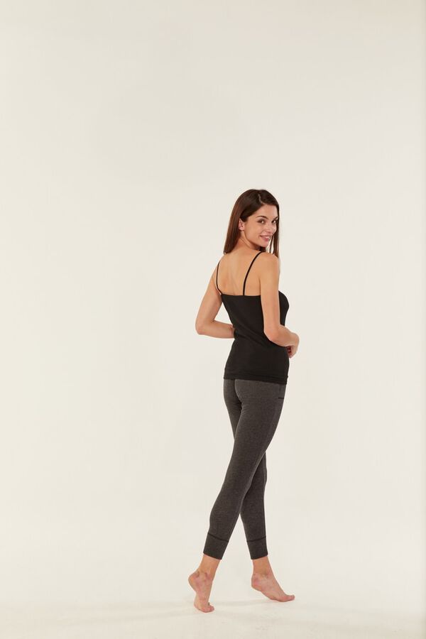 Pantalon femme gris
