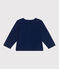 Cardigan bébé en coton uni bleu MEDIEVAL