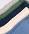 5 paires de chaussettes en coton unies enfant variante 1