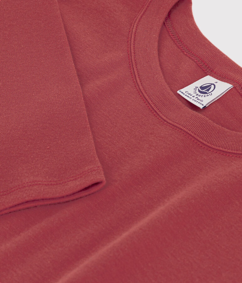 Tee-shirt L'ICONIQUE col rond en coton Femme rose PAPI