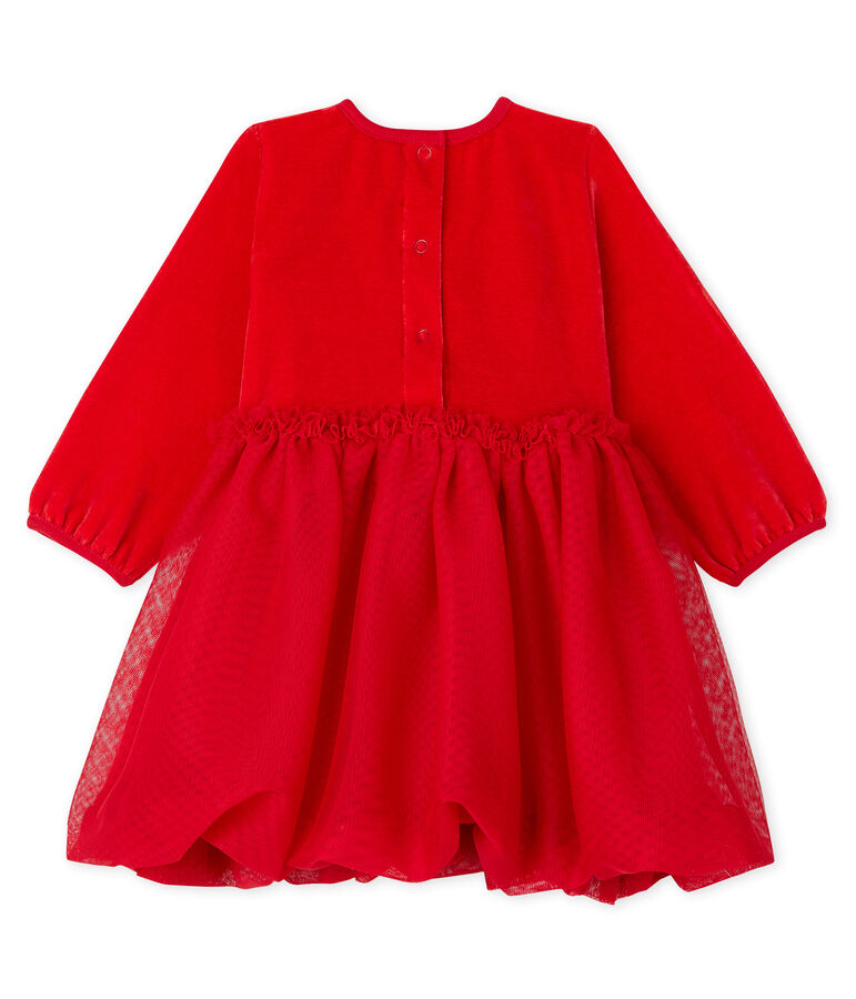 Robe b&eacute;b&eacute; fille rouge