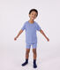 Pyjama short enfant en coton à rayures