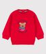 Sweatshirt en molleton bébé
