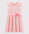 Robe enfant fille blanc MARSHMALLOW/rose CUPCAKE